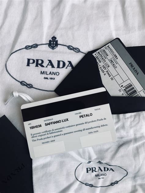 prada authentic card certificate|prada authenticity code check.